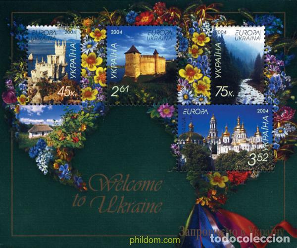 Sellos: 149149 MNH UCRANIA 2004 EUROPA CEPT. VACACIONES