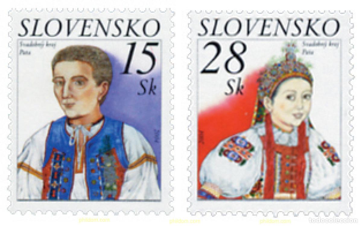 Sellos: 151692 MNH ESLOVAQUIA 2004 TRAJES TIPICOS