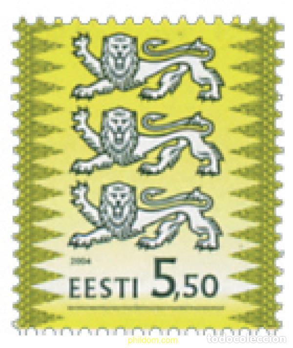 Sellos: 151716 MNH ESTONIA 2004 ESCUDO DE ARMAS