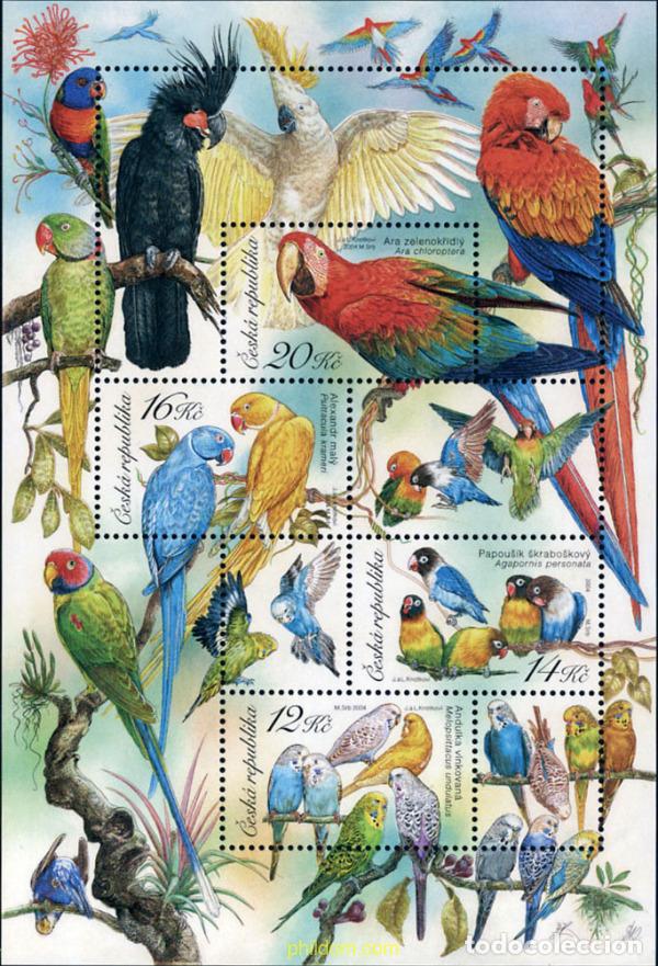 Sellos: 151675 MNH CHEQUIA 2004 LOROS
