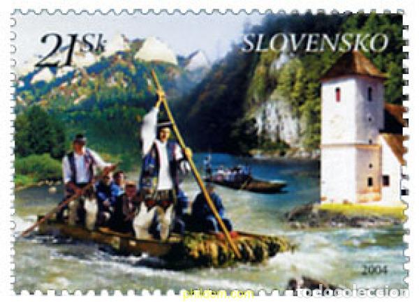 Sellos: 153199 MNH ESLOVAQUIA 2004 EL RIO DUNAJEC