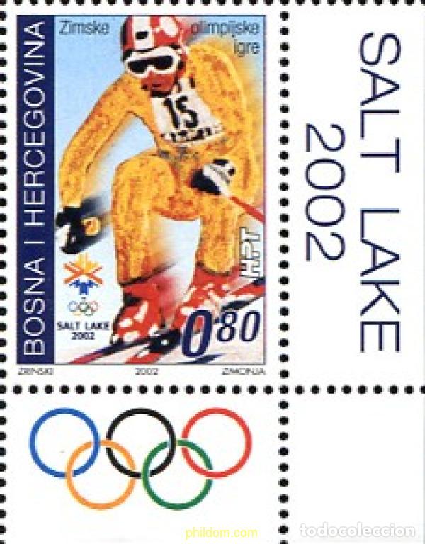 Sellos: 791499 MNH BOSNIA-HERZEGOVINA. Adm Croata 2002 19 JUEGOS OLIMPICOS INVIERNO. SALT LAKE CITY 2002