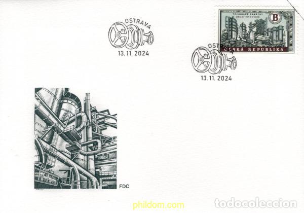 Sellos: 763923 MNH CHEQUIA 2024 PATRIMONIO ARQUITECTONICO