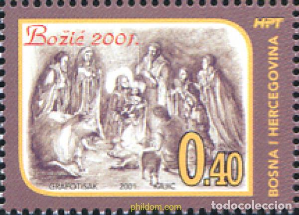 Sellos: 97991 MNH BOSNIA-HERZEGOVINA. Adm Croata 2001 NAVIDAD