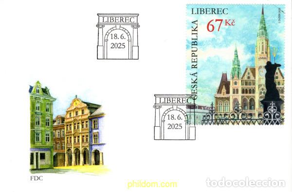 Sellos: 763464 MNH CHEQUIA 2025 ARQUITECTURA