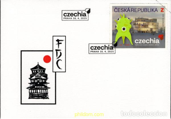 Sellos: 763504 MNH CHEQUIA 2025 EXPOSICION UNIVERSAL DE 2025 A OSAKA (JAPON)