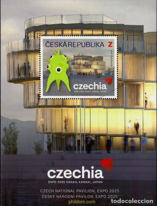 Sellos: 763503 MNH CHEQUIA 2025 EXPOSICION UNIVERSAL DE 2025 A OSAKA (JAPON)
