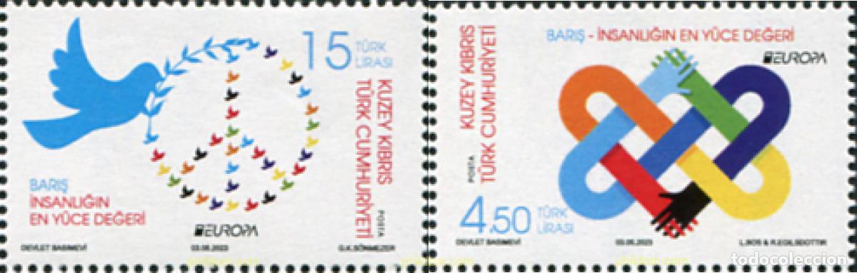 Sellos: 721798 MNH CHIPRE. Administraci&oacute;n turca 2023 EUROPA CEPT