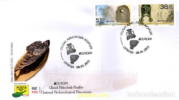 Sellos: 790299 MNH CHIPRE. Administraci&oacute;n turca 2025 ERUOPA CEPT