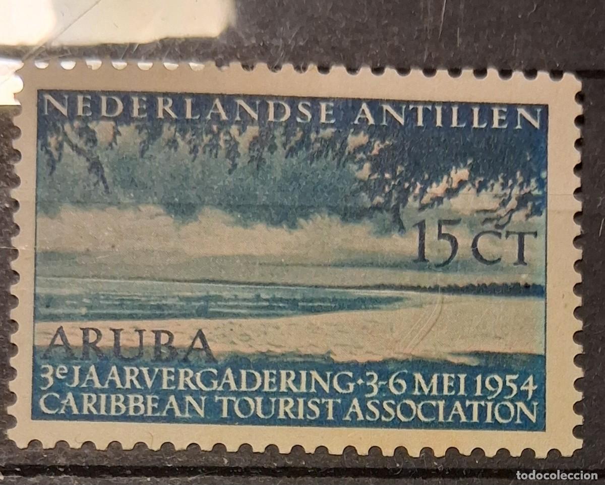 Sellos: PAISES BAJOS, ARUBA, 1954, CAT.YT.234.