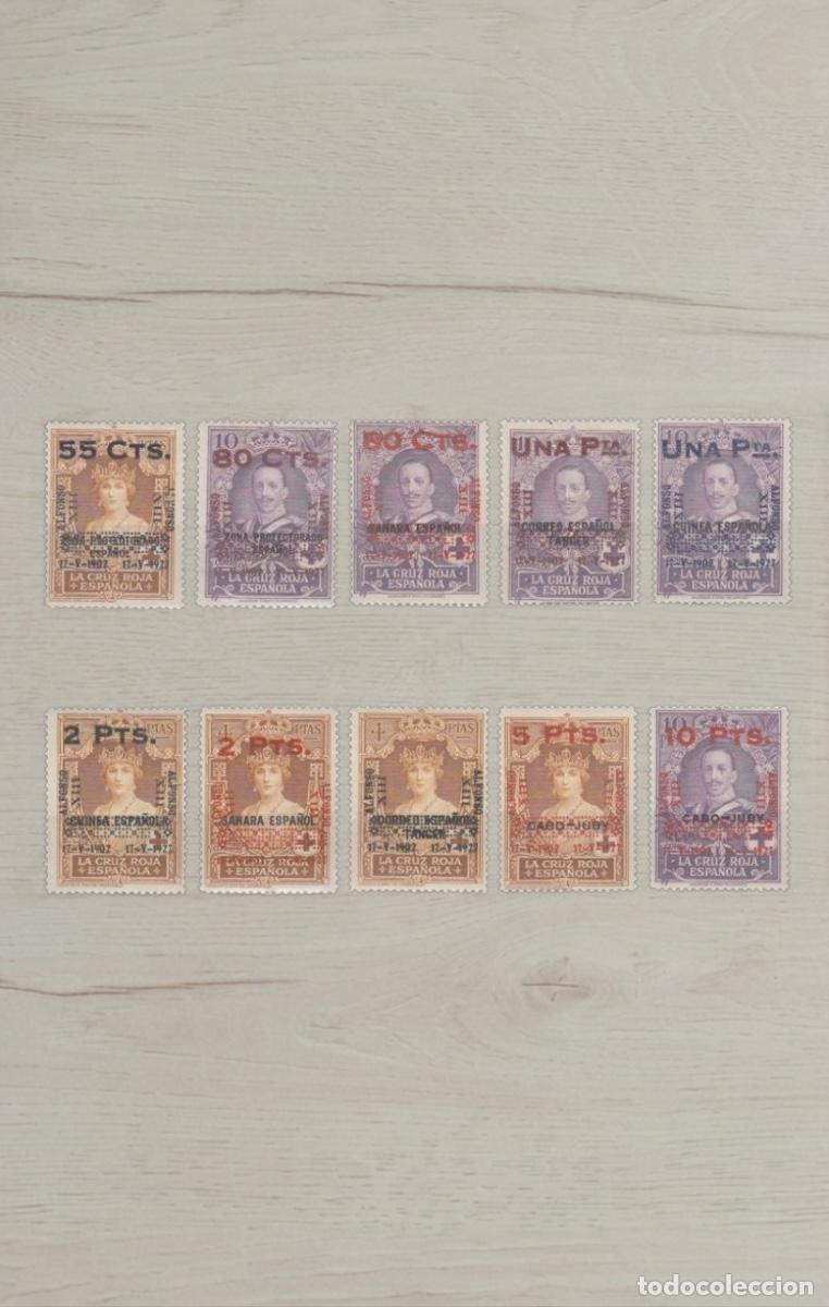 Sellos: Spain Colonies 1926 Red Cross Alfonso XIII & Victoria Eugenia Specialized Set MNH