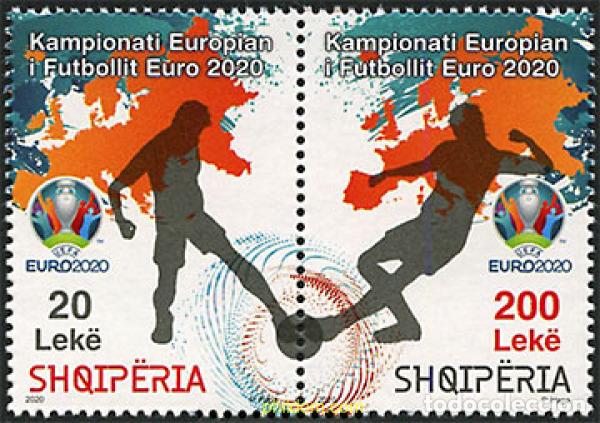 Sellos: 655470 MNH ALBANIA 2021 CAMPEONATO DE EUROPA DE FUT