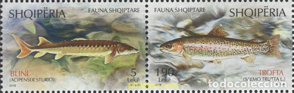 Sellos: 652333 MNH ALBANIA 2018 PECES DE ALBANIA
