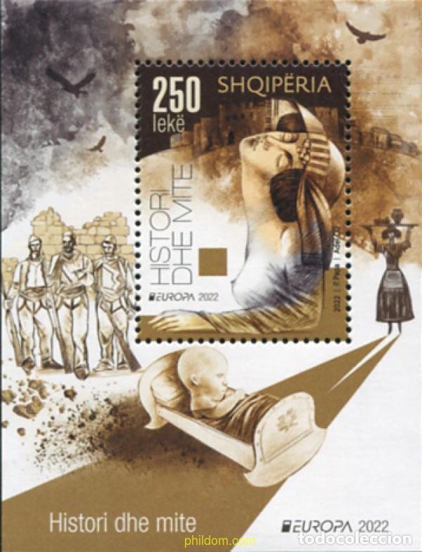 Sellos: 721914 MNH ALBANIA 2022 EUROPA CEPT 2022 -HISTORIAS Y MITOS