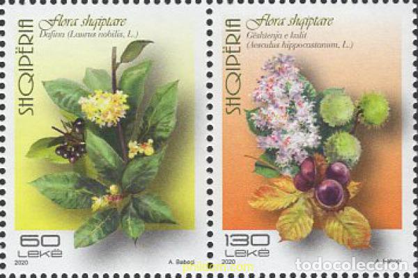 Sellos: 652284 MNH ALBANIA 2021 FLORES