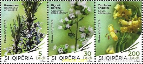 Sellos: 721920 MNH ALBANIA 2022 FLORA ALBANESA