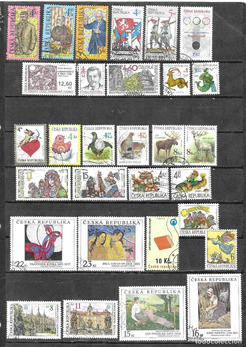 Sellos: SELLOS USADOS DE R.CHECA 1998
