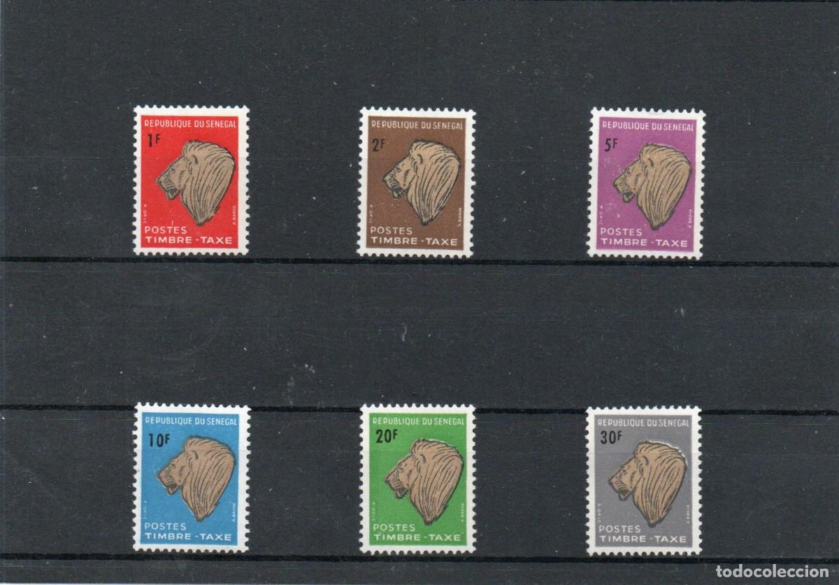 Sellos: SENEGAL. LEON. SELLOS-TASAS.