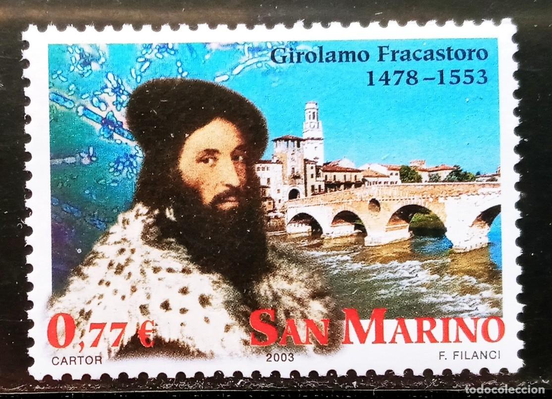 Sellos: SAN MARINO - IVERT 1877 NUEVOS ** - SALON FILATELICO VERONAFIL - A&Ntilde;O 2003