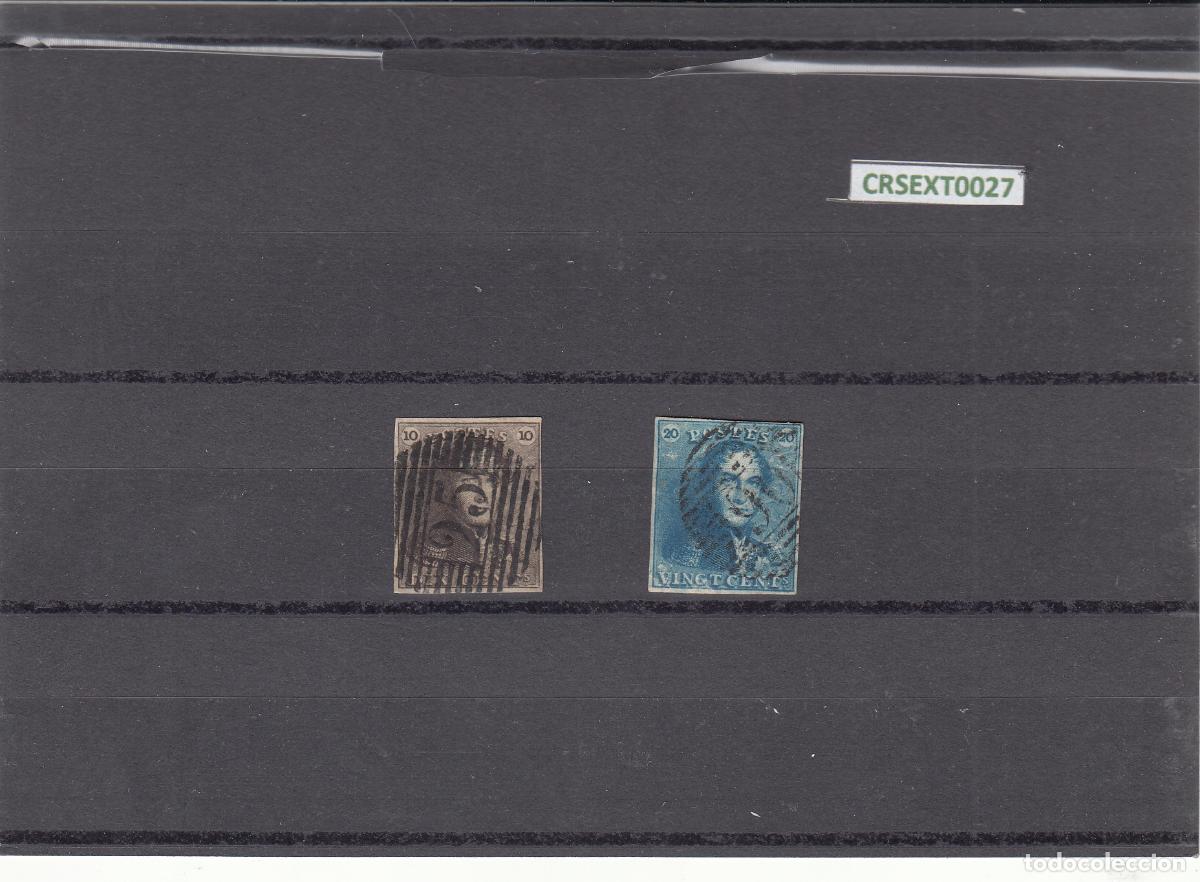 Sellos: CRSEXT0027 SELLOS BELGICA N&ordm; CAT 1-2 USADOS 30