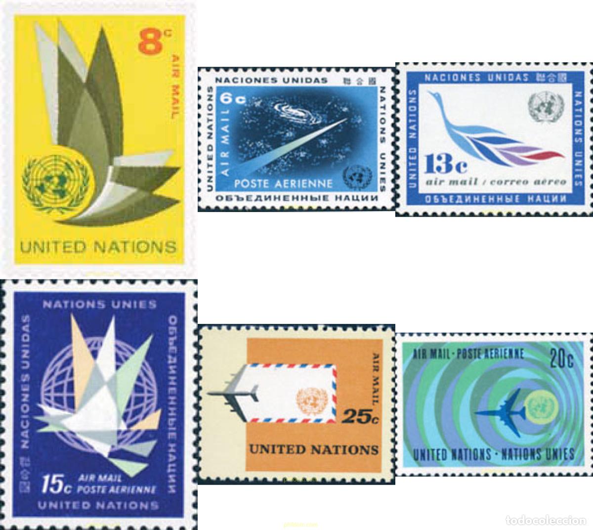 Sellos: 791573 MNH NACIONES UNIDAS. Nueva York 1963 MOTIVOS VARIOS