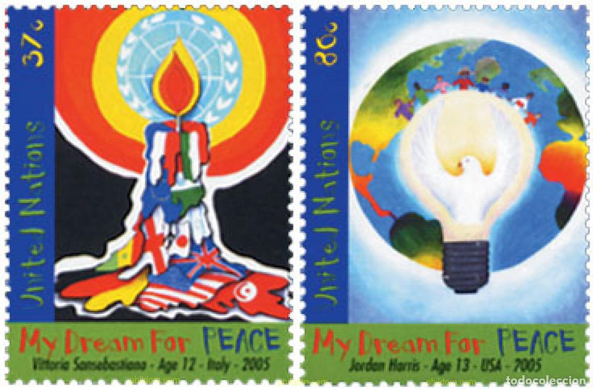 Sellos: 172498 MNH NACIONES UNIDAS. Nueva York 2005 PAZ