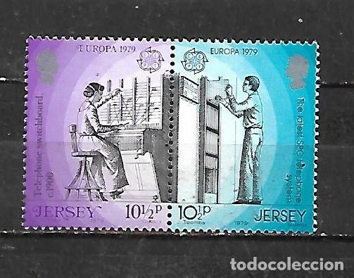 Sellos: 1979: JERSEY &rdquo;Europa. Correos y comunicaciones&rdquo; (MNH**) Perf: peine13&frac34; x 14&frac14;