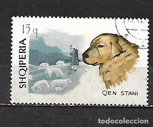 Sellos: 1966: ALBANIA Perros - Pastor ovejero (CTO)