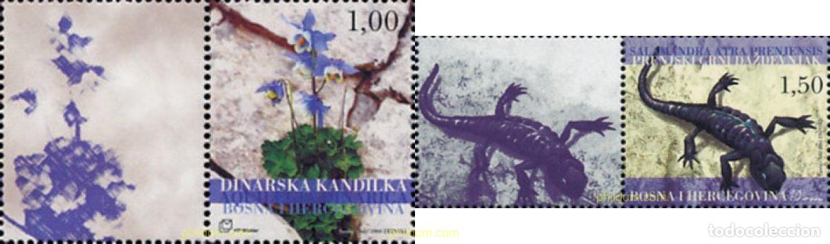 Sellos: 791603 MNH BOSNIA-HERZEGOVINA. Adm Croata 2004 FAUNA Y FLORA