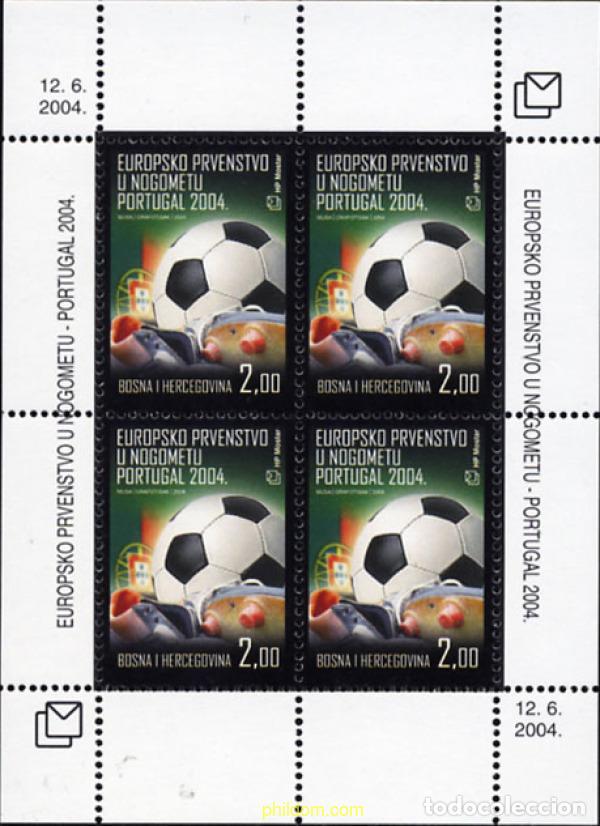 Sellos: 791607 MNH BOSNIA-HERZEGOVINA. Adm Croata 2004 CAMPEONATOS EUROPEOS DE FUTBOL