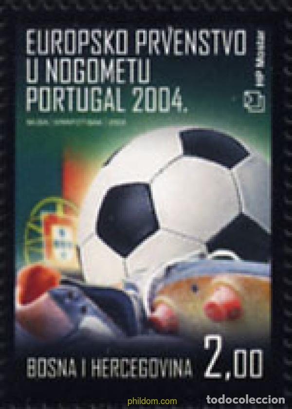 Sellos: 166010 MNH BOSNIA-HERZEGOVINA. Adm Croata 2004 CAMPEONATOS EUROPEOS DE FUTBOL