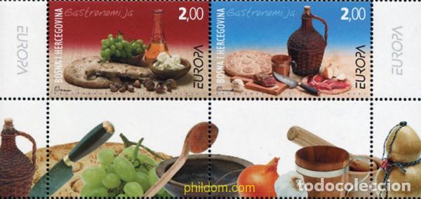 Sellos: 791611 MNH BOSNIA-HERZEGOVINA. Adm Croata 2005 EUROPA CEPT 2005 - GASTRONOMIA