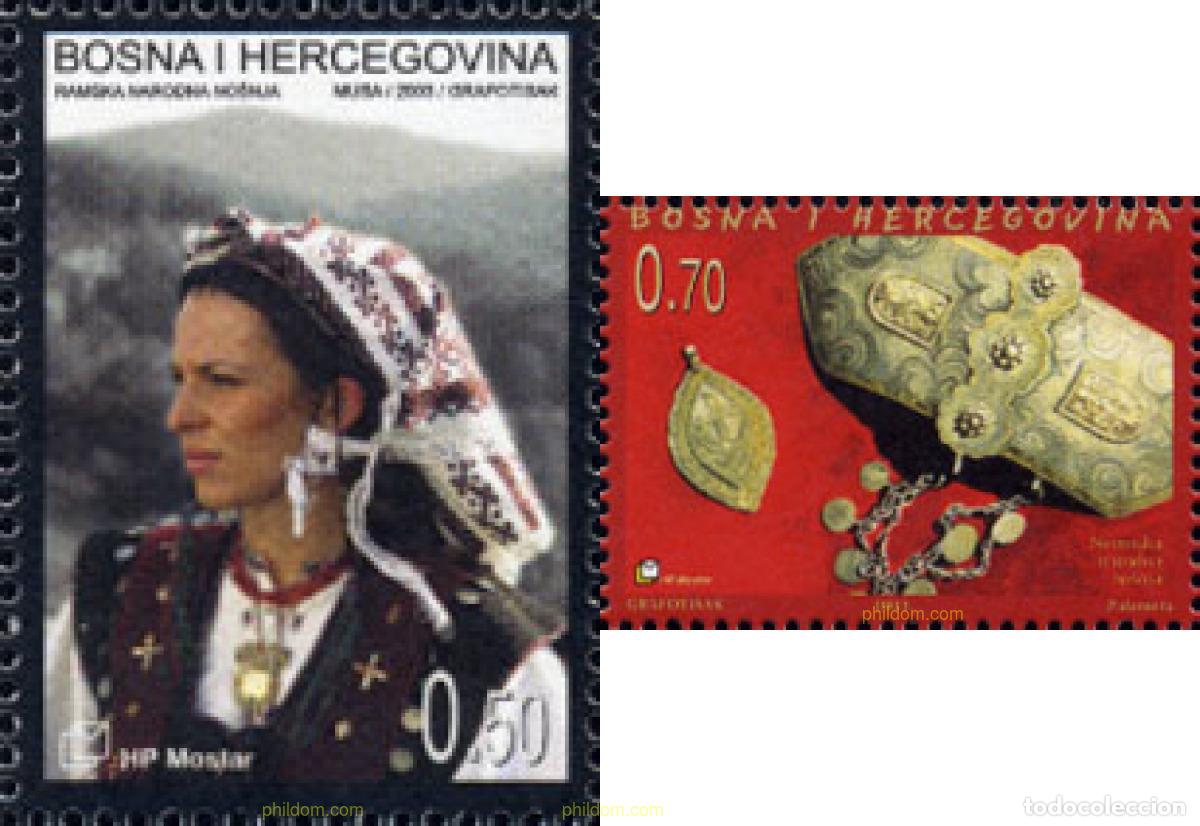 Sellos: 136462 MNH BOSNIA-HERZEGOVINA. Adm Croata 2003 TRAJES TIPICOS