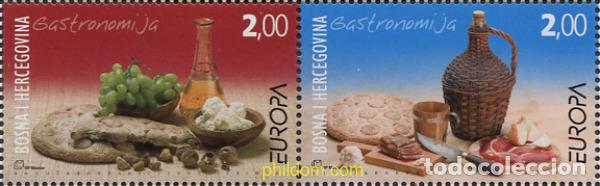 Sellos: 170313 MNH BOSNIA-HERZEGOVINA. Adm Croata 2005 EUROPA CEPT 2005 - GASTRONOMIA