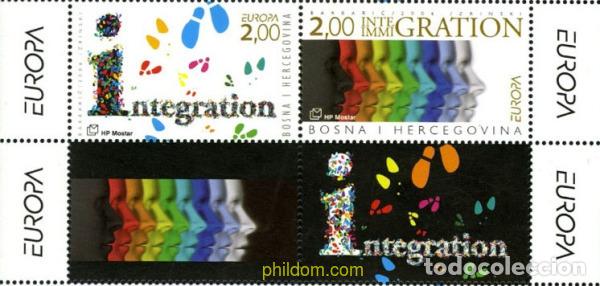 Sellos: 791612 MNH BOSNIA-HERZEGOVINA. Adm Croata 2006 EUROPA CEPT. LA INTEGRACION DE LOS INMIGRANTES SEGUN