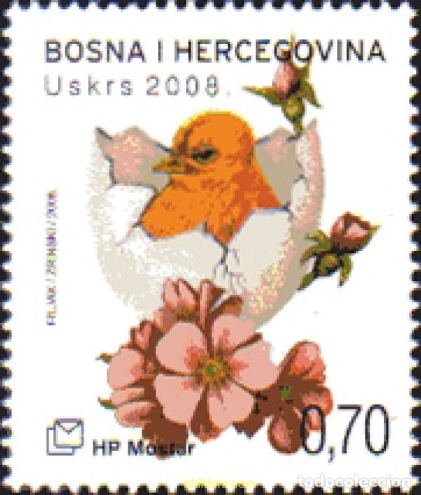 Sellos: 226038 MNH BOSNIA-HERZEGOVINA. Adm Croata 2008 PASCUA