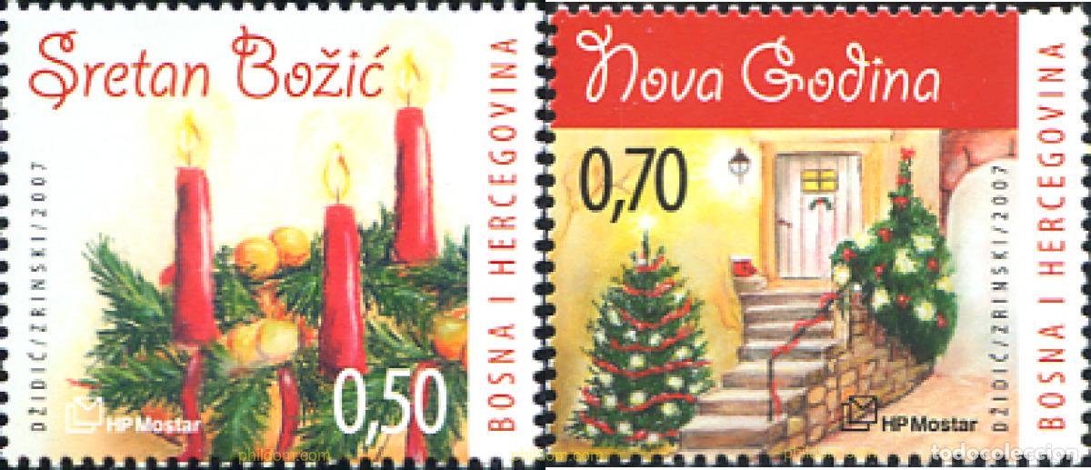Sellos: 232223 MNH BOSNIA-HERZEGOVINA. Adm Croata 2007 NAVIDAD