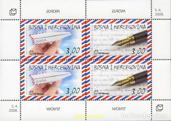 Sellos: 225445 MNH BOSNIA-HERZEGOVINA. Adm Croata 2008 EUROPA CEPT 2008 CARTAS