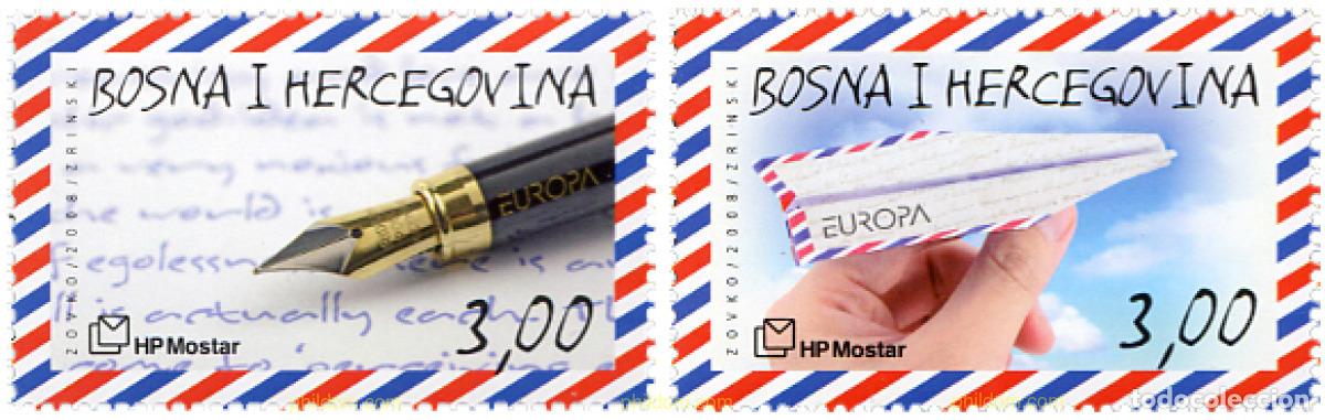 Sellos: 225443 MNH BOSNIA-HERZEGOVINA. Adm Croata 2008 EUROPA CEPT 2008 CARTAS