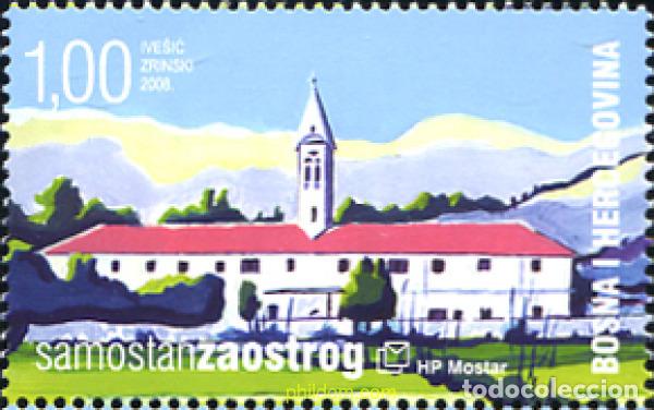 Sellos: 297994 MNH BOSNIA-HERZEGOVINA. Adm Croata 2008 MONASTERIO DE ZAOSTRG
