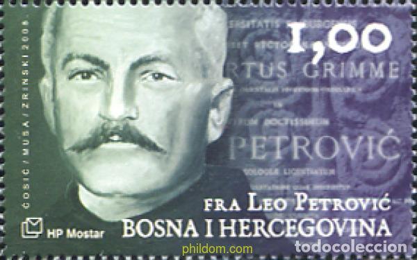 Sellos: 298004 MNH BOSNIA-HERZEGOVINA. Adm Croata 2008 PERSONALIDAD