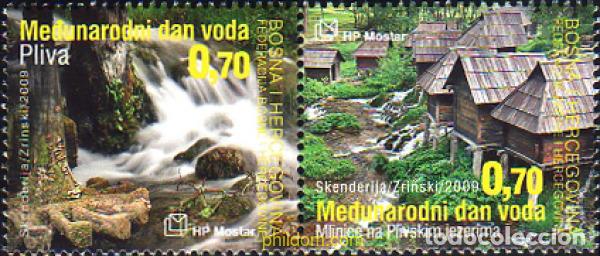 Sellos: 232476 MNH BOSNIA-HERZEGOVINA. Adm Croata 2009 DIA MUNDIAL DEL AGUA