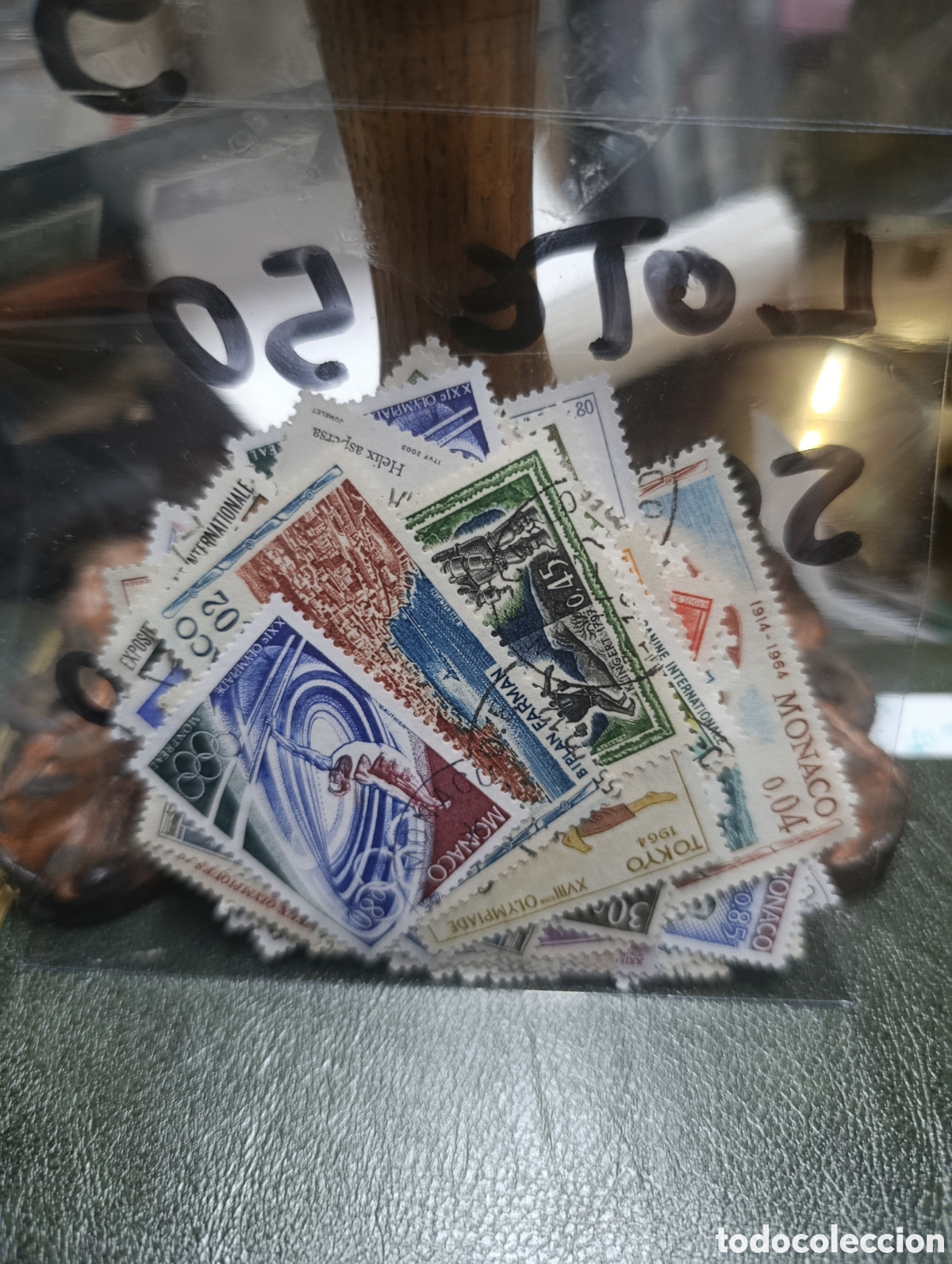Sellos: Lote 3/ 50 sellos de M&oacute;naco