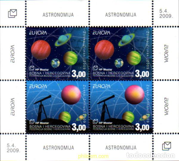 Sellos: 231251 MNH BOSNIA-HERZEGOVINA. Adm Croata 2009 EUROPA CEPT 2009 - ASTRONOMIA