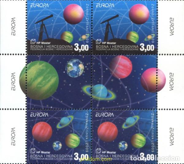 Sellos: 791633 MNH BOSNIA-HERZEGOVINA. Adm Croata 2009 EUROPA CEPT 2009 - ASTRONOMIA