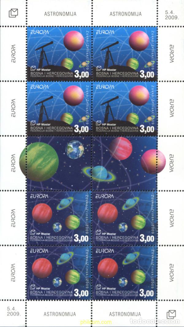 Sellos: 243826 MNH BOSNIA-HERZEGOVINA. Adm Croata 2009 EUROPA CEPT 2009 - ASTRONOMIA