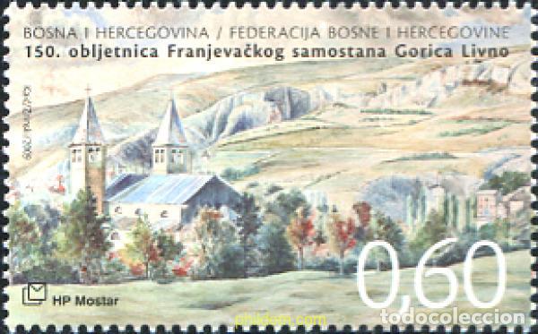 Sellos: 298026 MNH BOSNIA-HERZEGOVINA. Adm Croata 2009 150 ANIVERSARIO DEL MONASTERIO FRANCISCANO GORICA LI