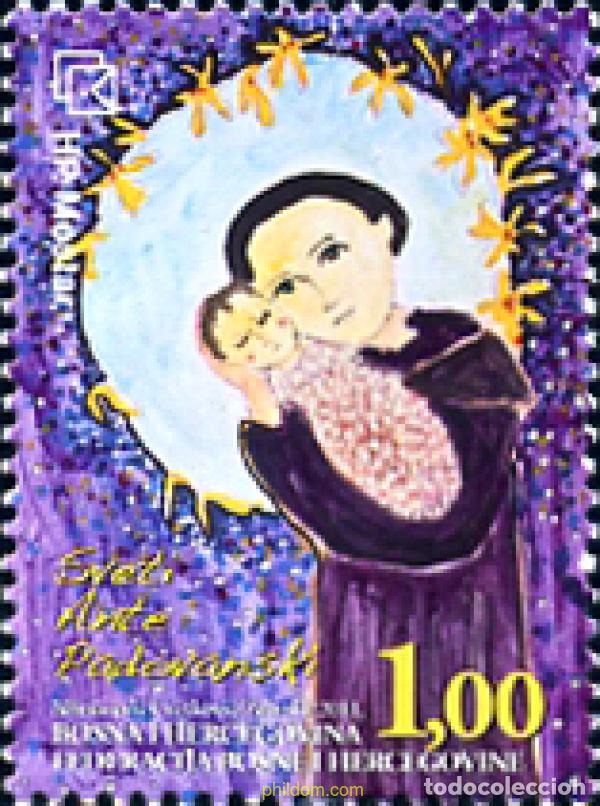 Sellos: 266398 MNH BOSNIA-HERZEGOVINA. Adm Croata 2011 SAN ANTONIO DE PADUA