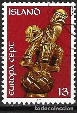 Sellos: Islandia 1974 - Mi 489 - YT 442 - Escultura