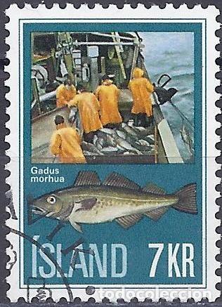 Sellos: Islandia 1971 - Mi 458 - YT 411 - Pesca del at&uacute;n
